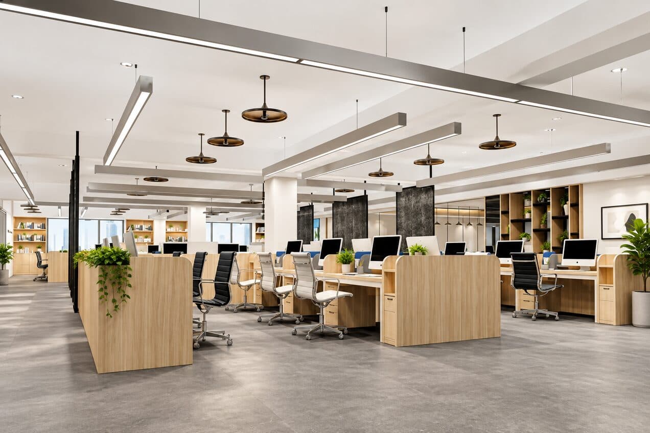 Conventional Office workspace